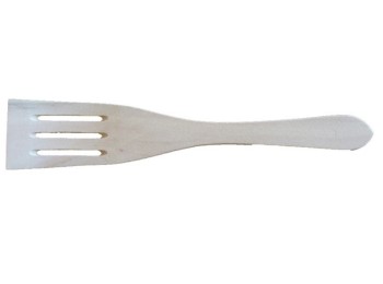 Espatula coc 30cm curva ranurada mad darman