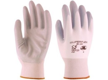 Guante mecanico m08 p/nit superflex nyl bl/gr 3l