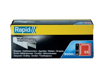 Grapa grapadora modelo 53 12mm fina ac rapid 5.000 pz