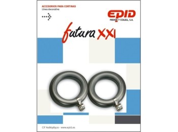 Anilla cortina 19mm hogar met niq futura 21 epid 10 pz