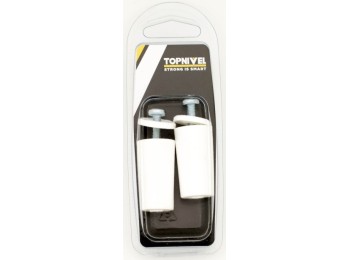 Tope pers 40mm tornillo metalico pl bl nivel 2 pz