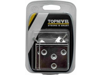 Colgador pared 74mm cinc placa sencilla reg nivel 4 pz