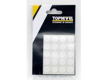 Tapon cubretornillo adh 13mm bl nivel 20 pz