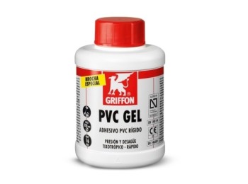 Adhesivo pvc rigido gel 500 ml c/b rap pvc gel bote griffon