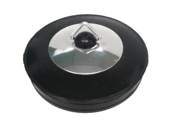 Tapon fregad tipo teka 55,5mm goma neg/inox s&m