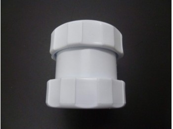 Enlace tubo liso 40mm pp bl s&m