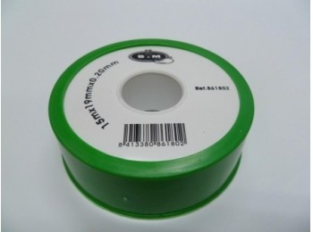 Teflon fontan al.dens. 19mmx0,2mmx15mt ptfe bl s&m