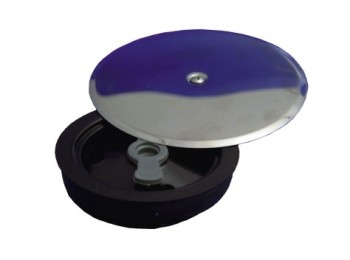 Tapa bote sifonico embell.inox 110mm exp. pvc hidrot