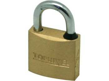 Candado seg 30mm arco corto lat lat nivel