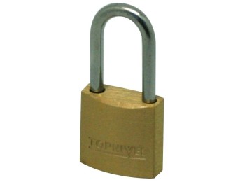 Candado seg 25mm arco largo lat lat nivel