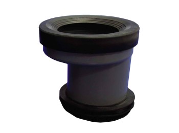 Manguito evac inodoro 90mm excent. j/lab. pvc t-90el hidrot