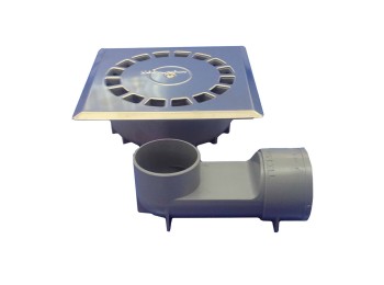 Sumidero evac camp 10x10cmØ40 ve/ho 360º inox t88vhi hidrot