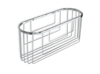 Cestillo baño 30x11x13cm oval met cr tatay