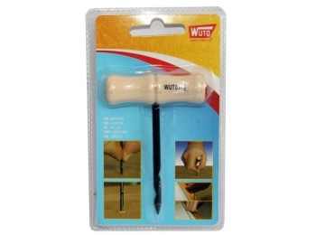 Barrena carp m/mad 3mm corte vaciado nº1,5 m/mad wuto