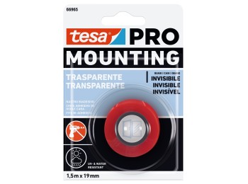 Cinta adh 19mmx  1,5mt d/cara pet tra tesatape