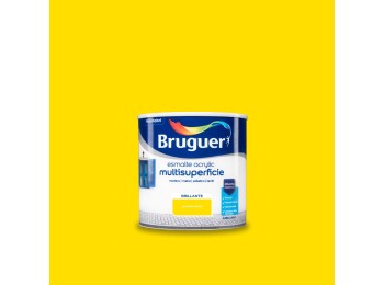 Esmalte acril bri. 250 ml ama/lim int/ext s/olor bruguer
