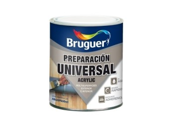 Pintura prep. mad 250 ml bl int/ext agua acril bruguer