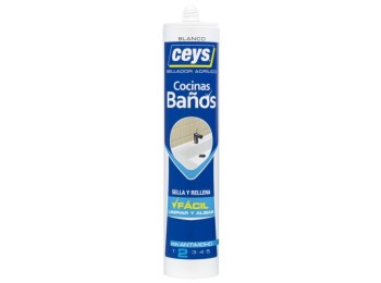Sellador acril co/bañ 280 ml bl a/m ceys