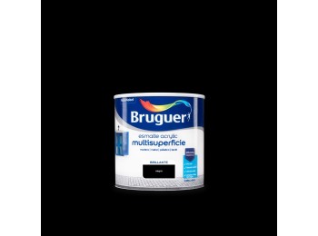 Esmalte acril bri. 250 ml ne int/ext s/olor bruguer