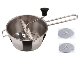 Pasapure coc 2 discos 15cm mango varilla inox inoxibar