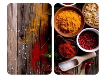 Tabla coc 30x52cm prot vitroc vidrio especias wenko 2 pz