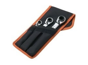 Llave carraca revers. 8x9-18x19mm 6 dimensiones bahco 3 pz