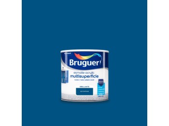 Esmalte acril bri. 250 ml az/lum int/ext s/olor bruguer