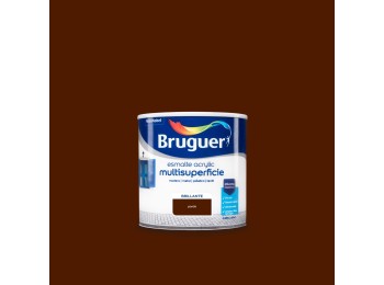 Esmalte acril bri. 250 ml pardo int/ext s/olor bruguer