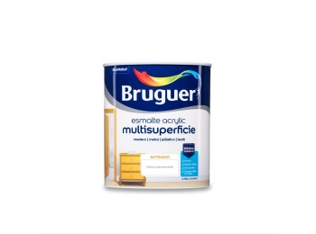 Esmalte acril sat. 750 ml bl/perm int/ext s/olor bruguer