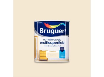 Esmalte acril sat. 750 ml bl/hu int/ext s/olor bruguer