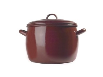 Olla alta 22cm c/tapa abombada ind a/esm teja estrella