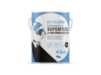 Pintura imprim. prep.sup.imperm. 4 kg chovastar chova