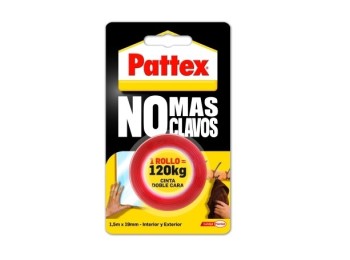 Cinta adh 19mmx  1,5mt d/cara ro no mas clavos pattex