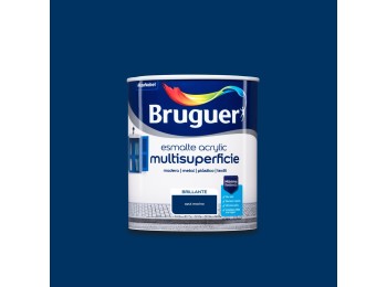 Esmalte acril bri. 750 ml az/mar int/ext s/olor bruguer