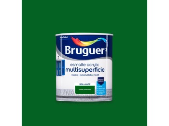 Esmalte acril bri. 750 ml ver/pri int/ext s/olor bruguer