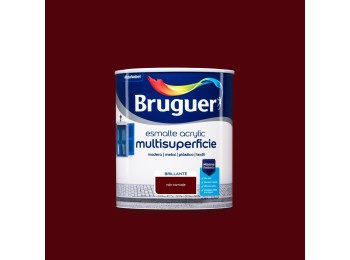 Esmalte acril bri. 750 ml ro/car int/ext s/olor bruguer