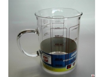 Jarra liq. medidora 0,6lt crist tecnhogar