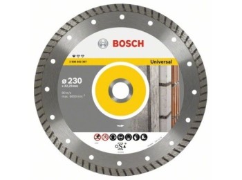 Disco corte g.obra 230x22,2 mm turbo diam upe-t bosch