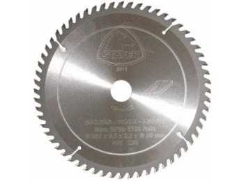 Disco corte mad 60 dientes 250x3,2x30 mm widia stayer