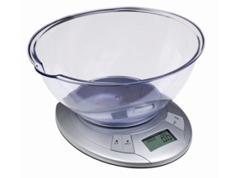 Balanza coc electr. 5kg con recipiente 9755 ilsa