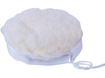 Boina pulir para lijadora y taladros 125 mm lana wolfcraft