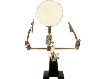 Soporte soldador articulado con lupa salki