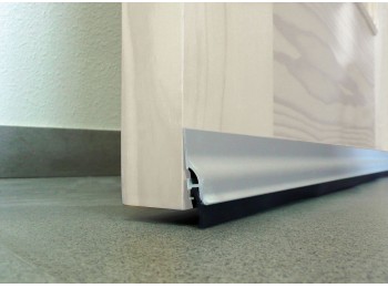 Burlete bajo pta 105cm adh labio alu pla burcasa