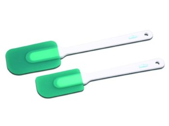 Espatula coc 31cm m/plas. silic ver alexalo