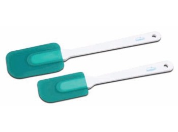 Espatula coc 25cm m/plas. silic ver alexalo