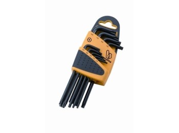 Llave allen torx 1,5-10mm e/dura acodada bianditz 9 pz