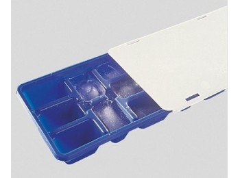 Bandeja cubitos hielo 25x10cm c/t plastico flexib. fackelman