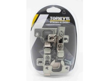 Bisagra cazoleta m/mad acodada 35mm nivel 2 pz