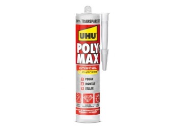 Adhesivo sellador polim 300 gr poly max cristal xpress cart
