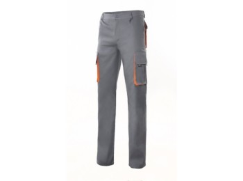 Pantalon trabajo t42 con pinza tergal gr/nar mltibol velilla